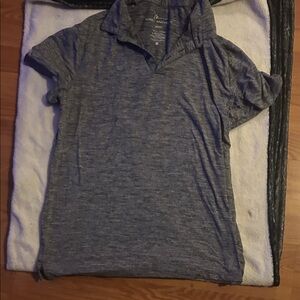 Marc Anthony Heathered Gray Polo Shirt